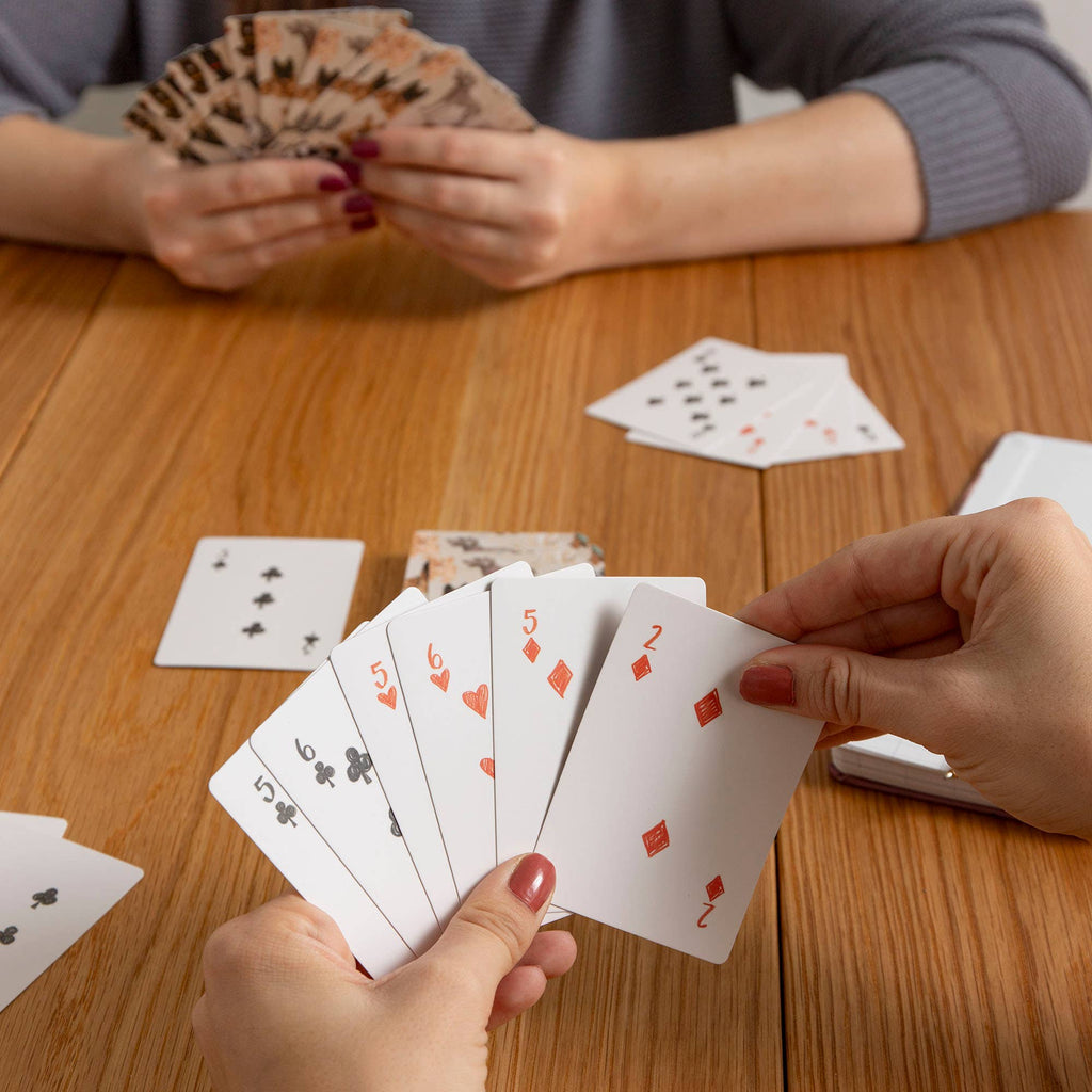 Furry Friends Dogs Playing Cards + Scorekeeping Set