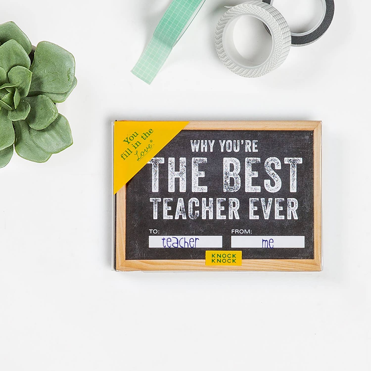 Why You're the Best Teacher Ever Fill in the Love® Book | Teacher Appreciation Gift