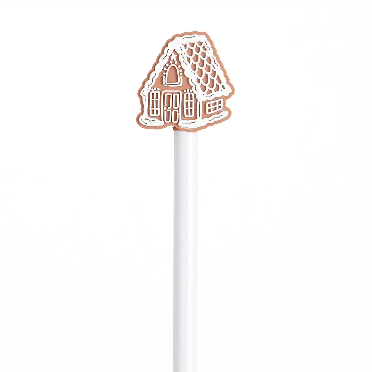 Gingerbread House Pen - Christmas Gel Pen Stocking Stuffer