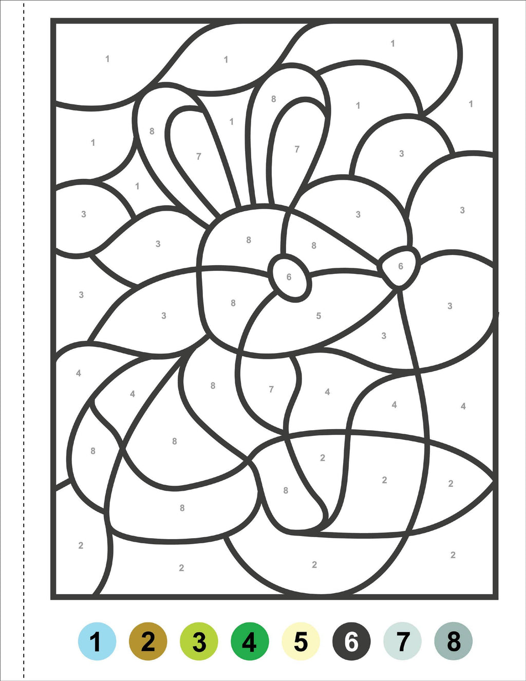 My First Color-by-Number: Animals | Peter Pauper Press