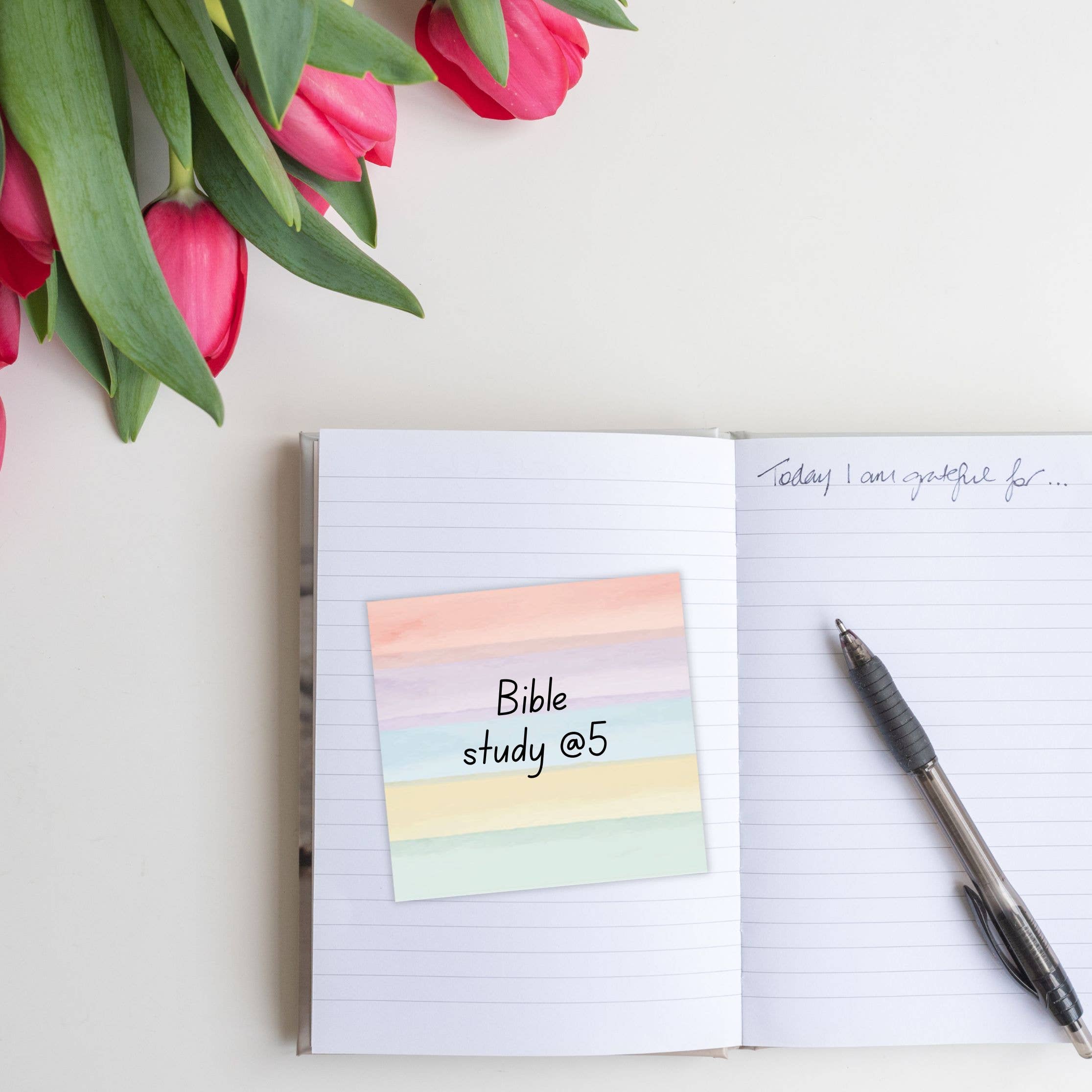 Cotton Candy Skies Sticky Note Pad | 3x3 Pastel Watercolor Post-it® Notes, 50 Sheets