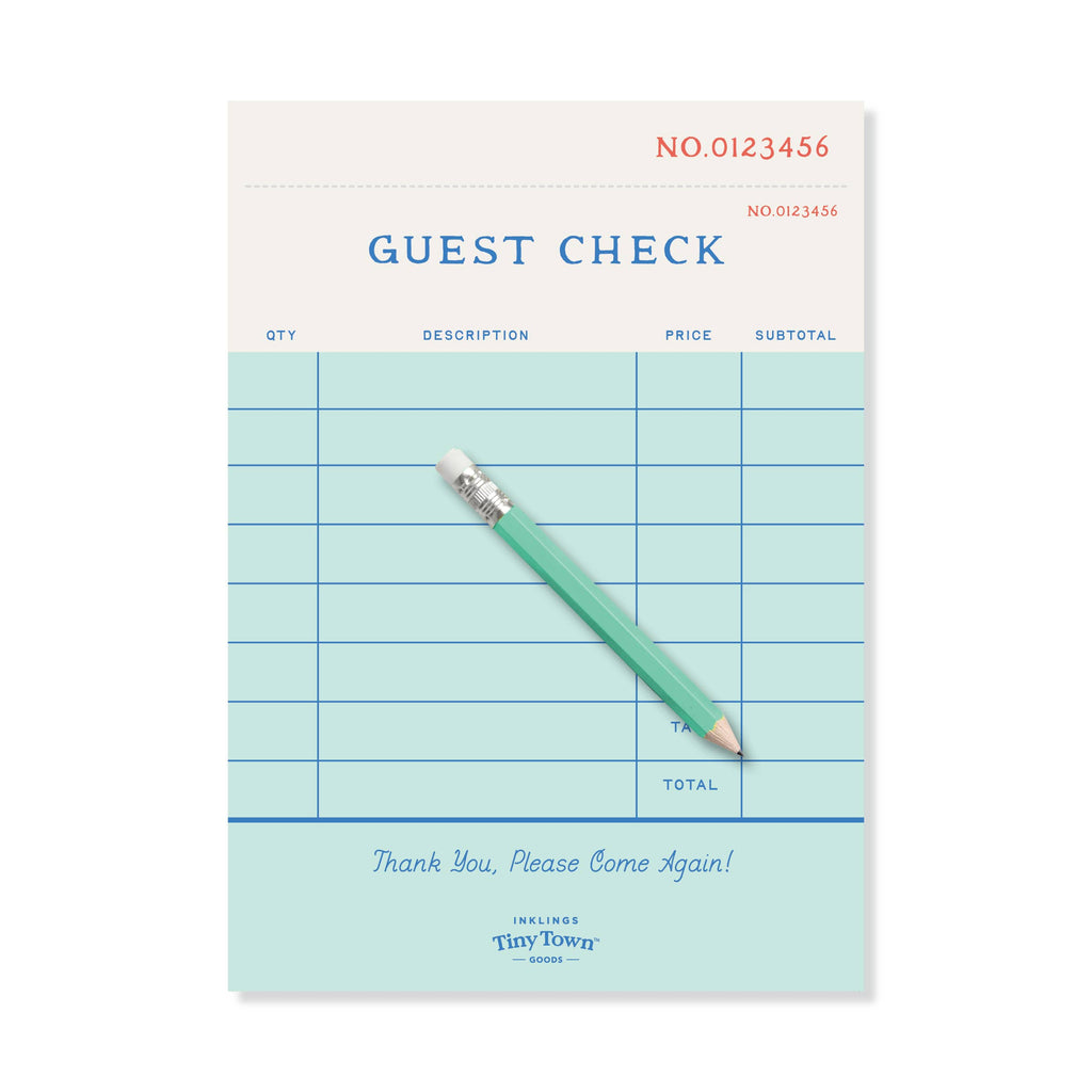 Tiny Town™ Guest Check Play Notepad