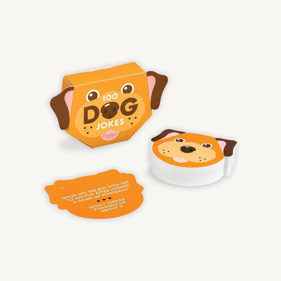 100 Dog Jokes Card Set