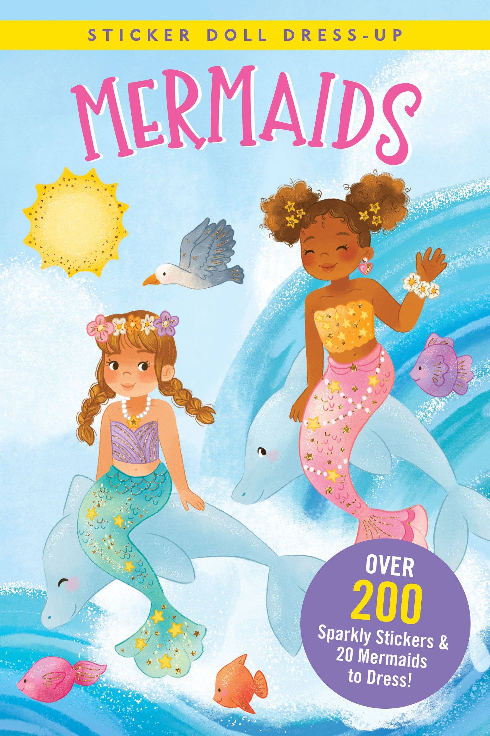 Mermaids Sticker Doll Dress-Up Book | Peter Pauper Press