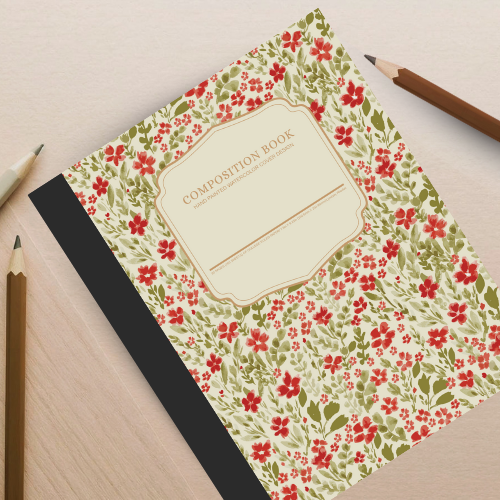 Itsy Bitsy Flowers Composition Notebook