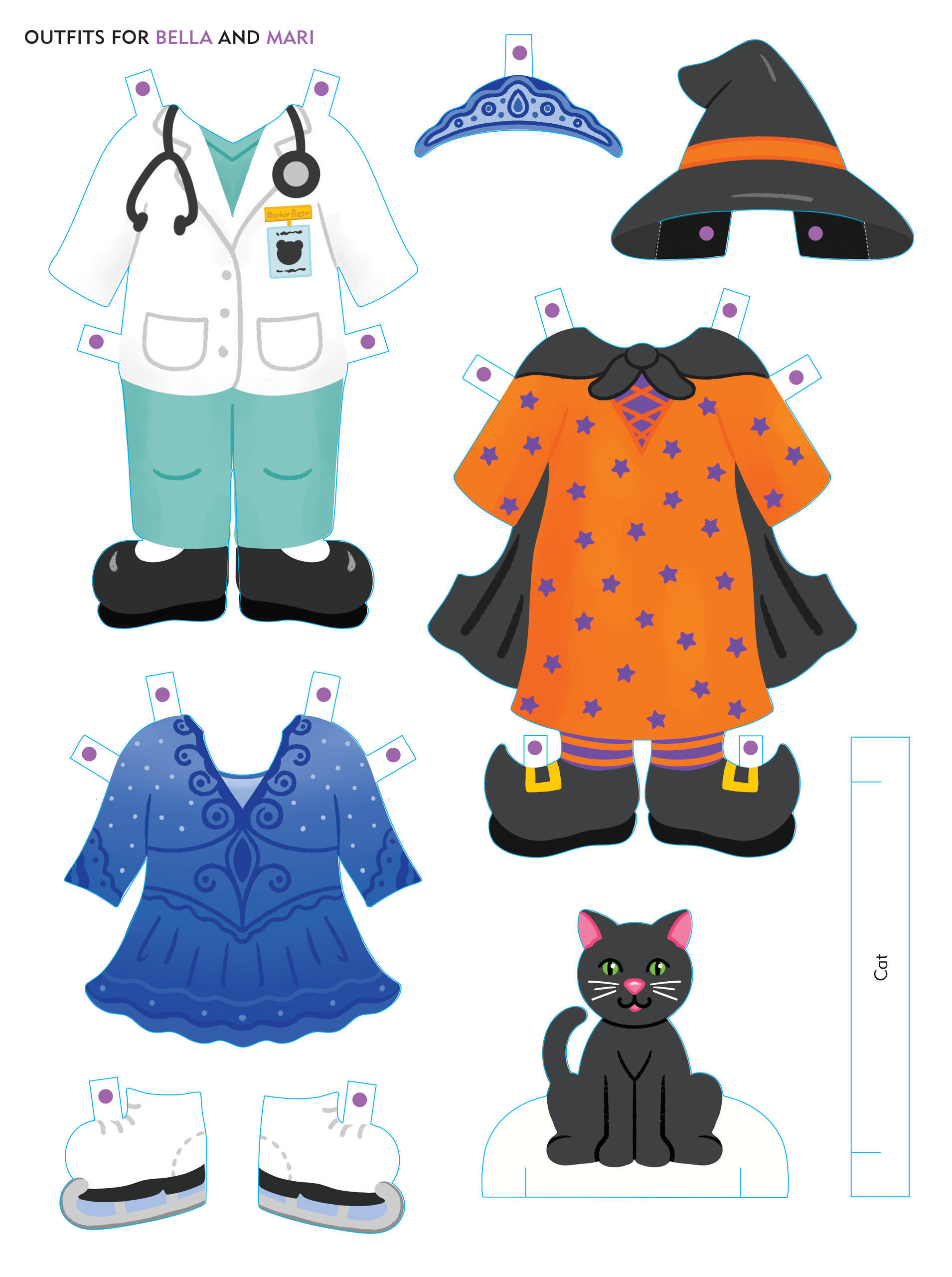 Classic Keepsake Paper Dolls: Beartown | Peter Pauper Press
