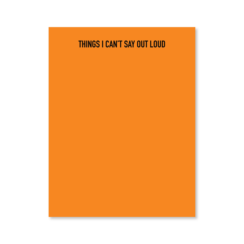 Out Loud Notepad | Assorted Colors | Public School Paper Co.