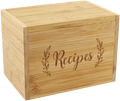 Bamboo Recipe Box Set by Peter Pauper Press