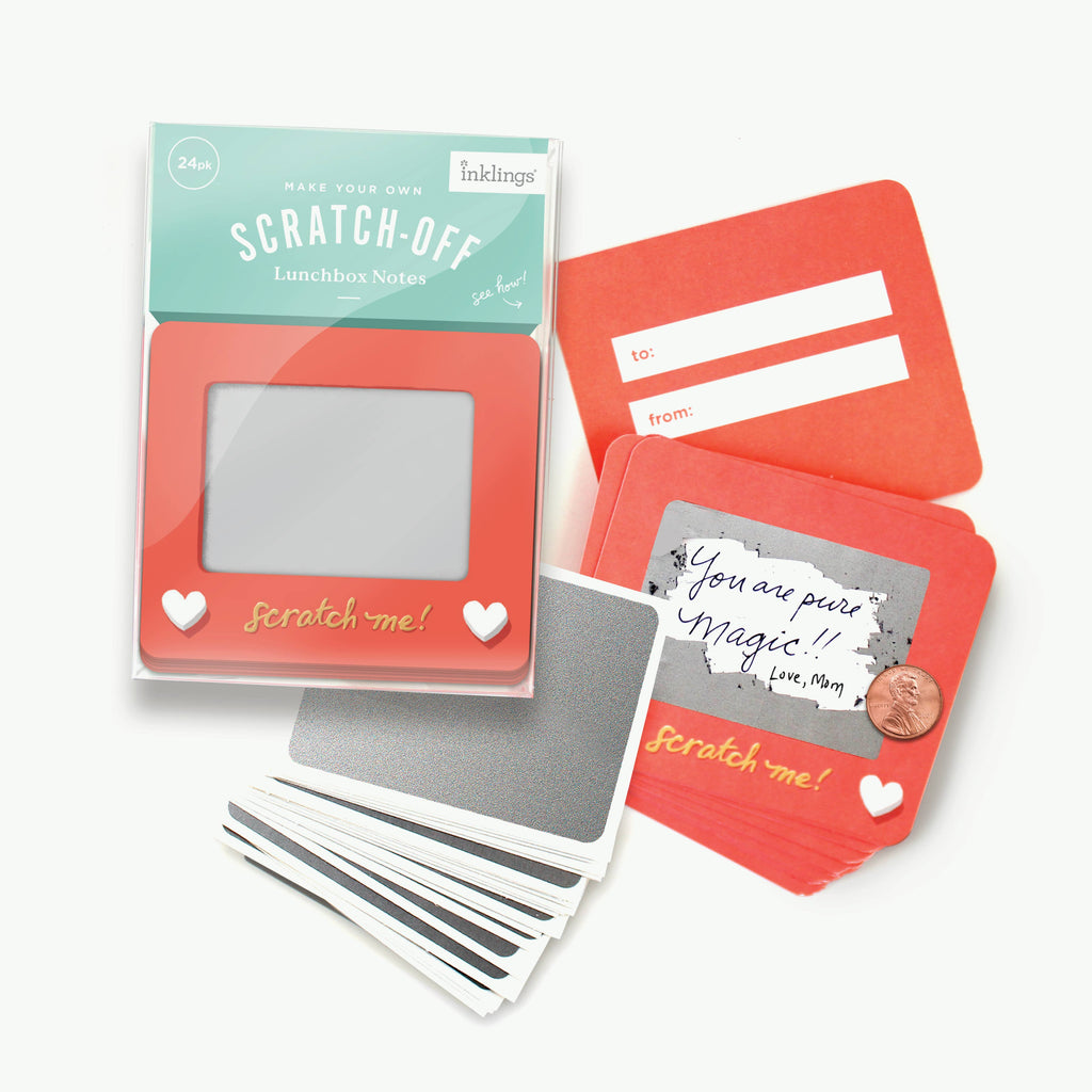 Scratch-a-Sketch Lunchbox Notes