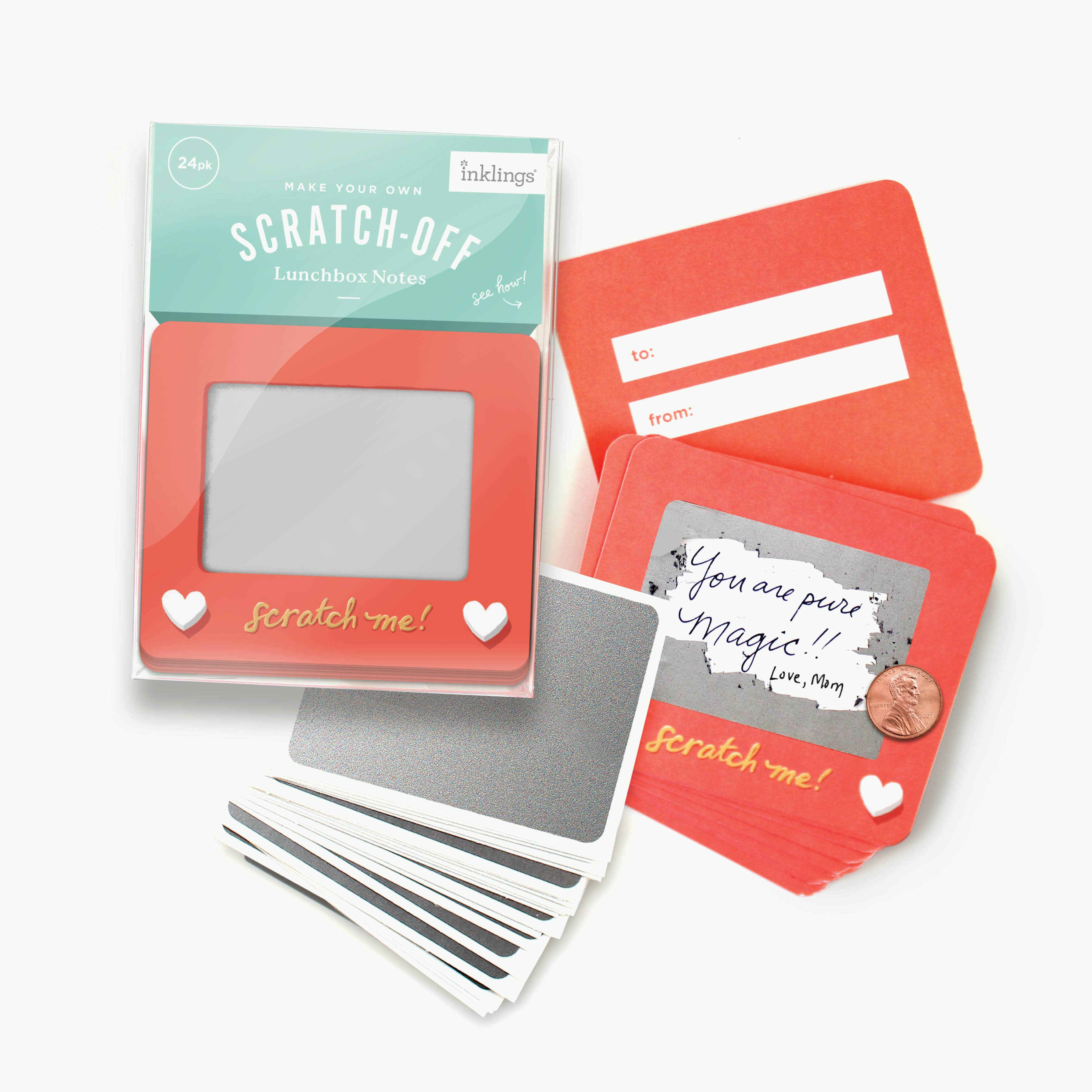 Scratch-a-Sketch Lunchbox Notes