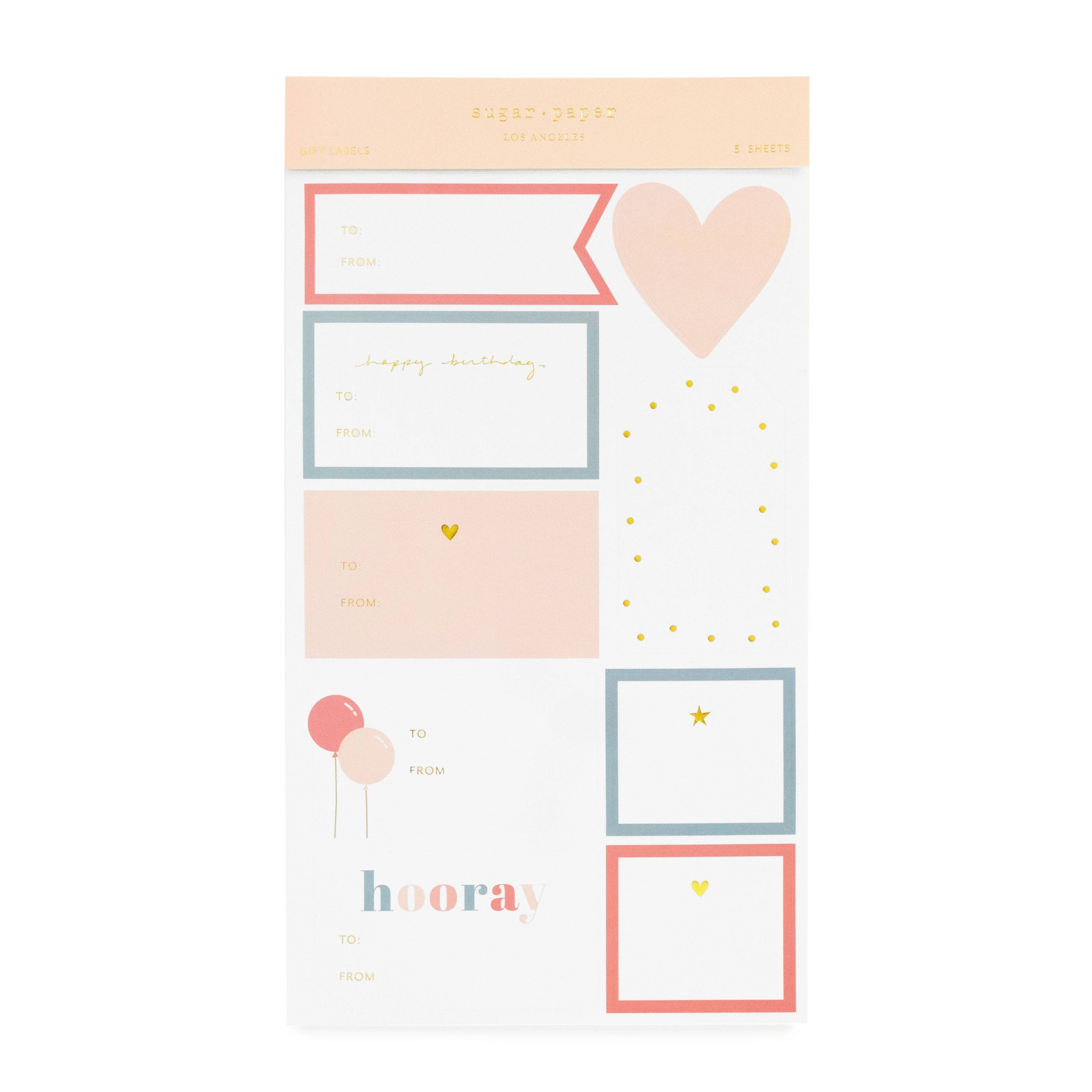 Birthday Sticker Sheets