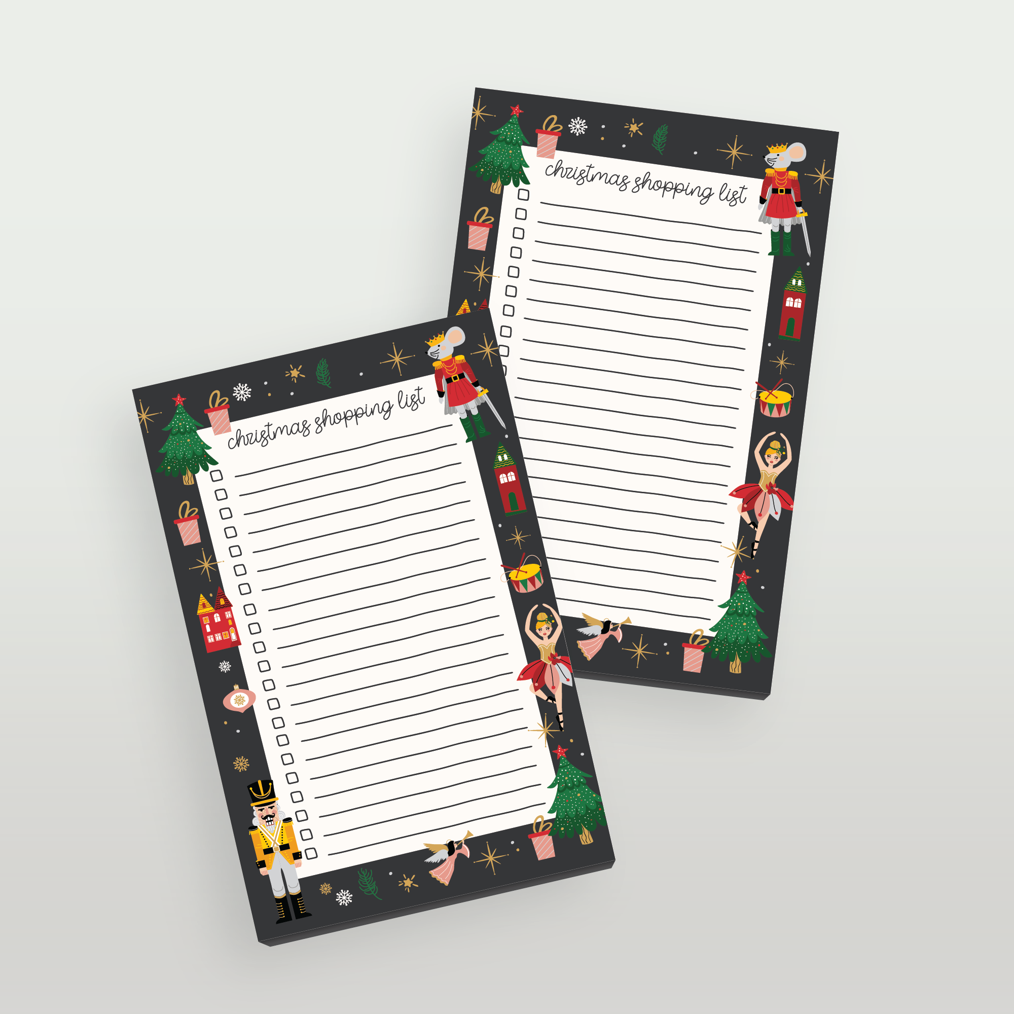 Christmas Shopping List Notepad