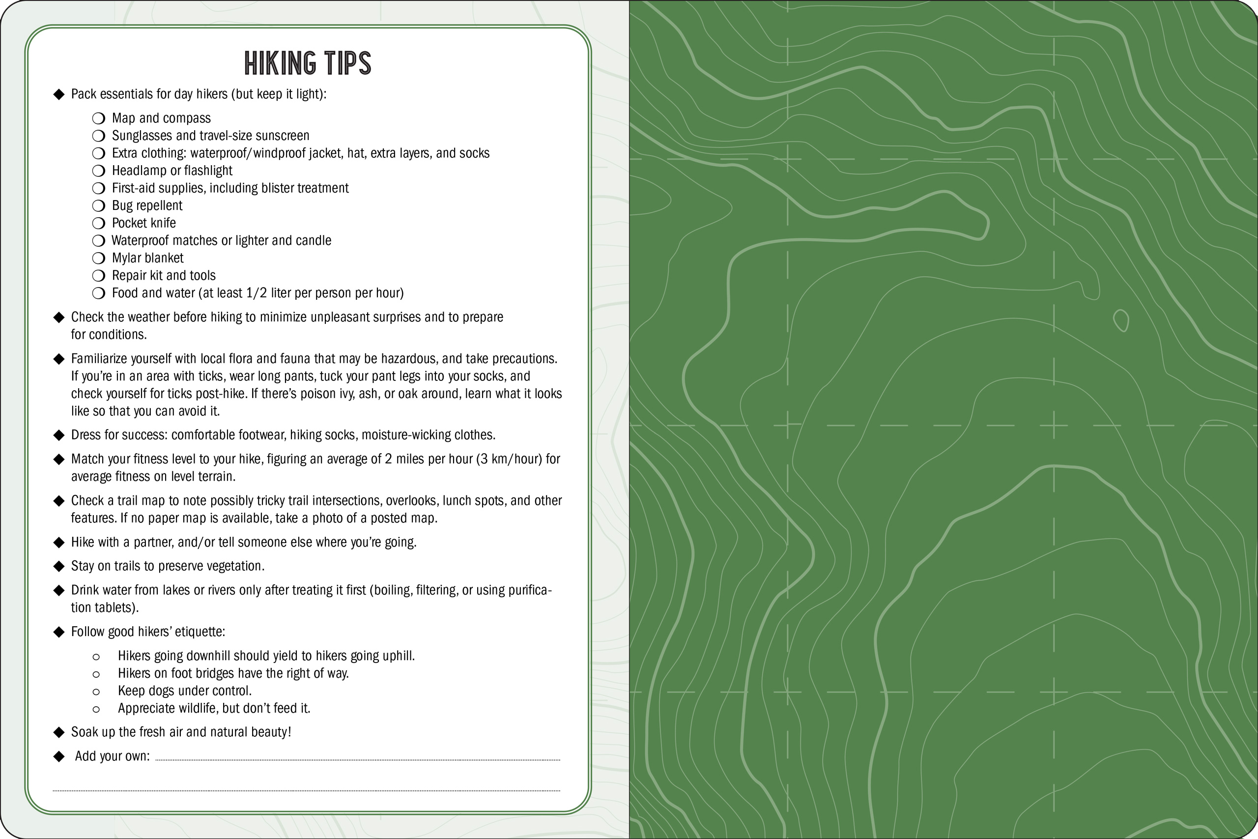 The Hiking Logbook: Record Your Adventures by Peter Pauper Press