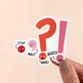 Punctuation Pals Sticker | Funny Grammar Decal for Teachers & Writers