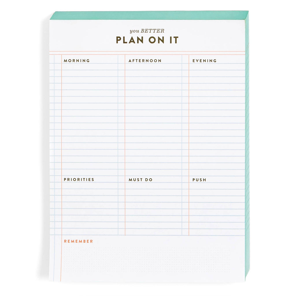 Plan On It Notepad