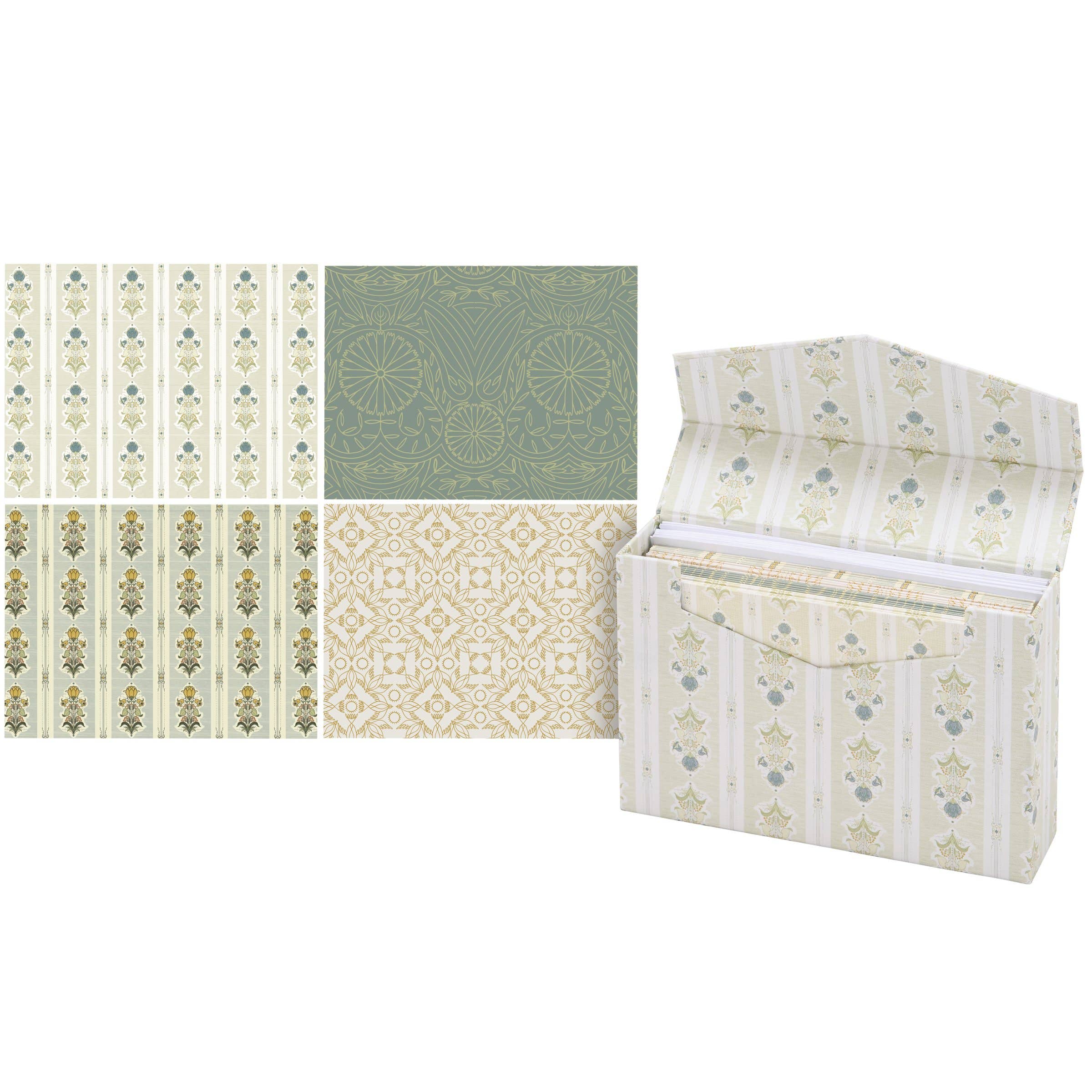 Nouveau Botanical Note Card Set