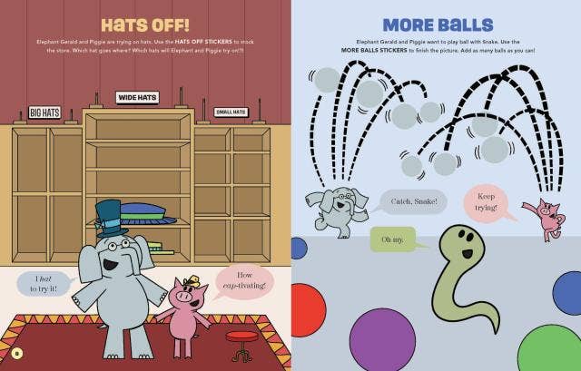 Elephant and Piggie Stick Together Sticker Book: Trade Paperback
