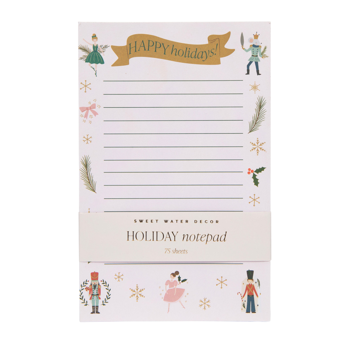 Nutcracker Notepad – Christmas Stationery Gift