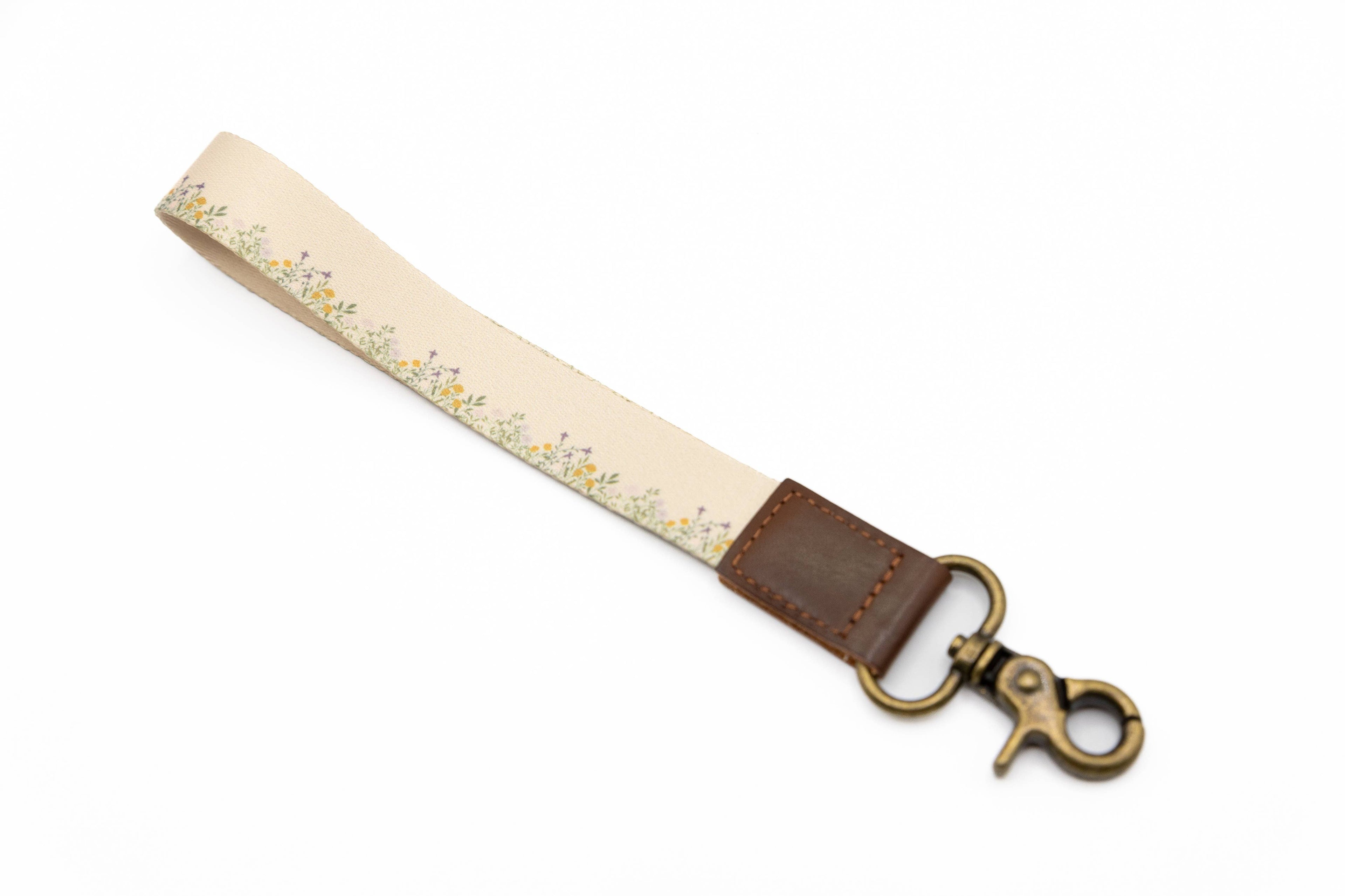 Flower Field Wristlet Keychain