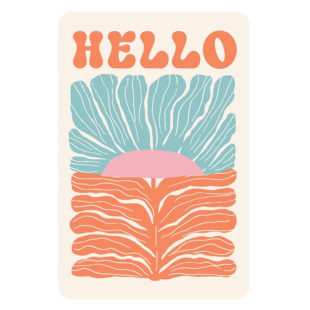 Fancy Flora Note Card Set with Stickers