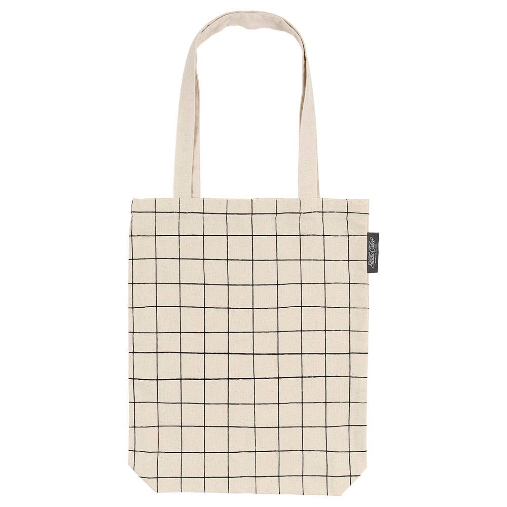 Canvas Grid Tote Bag | Studio Calico