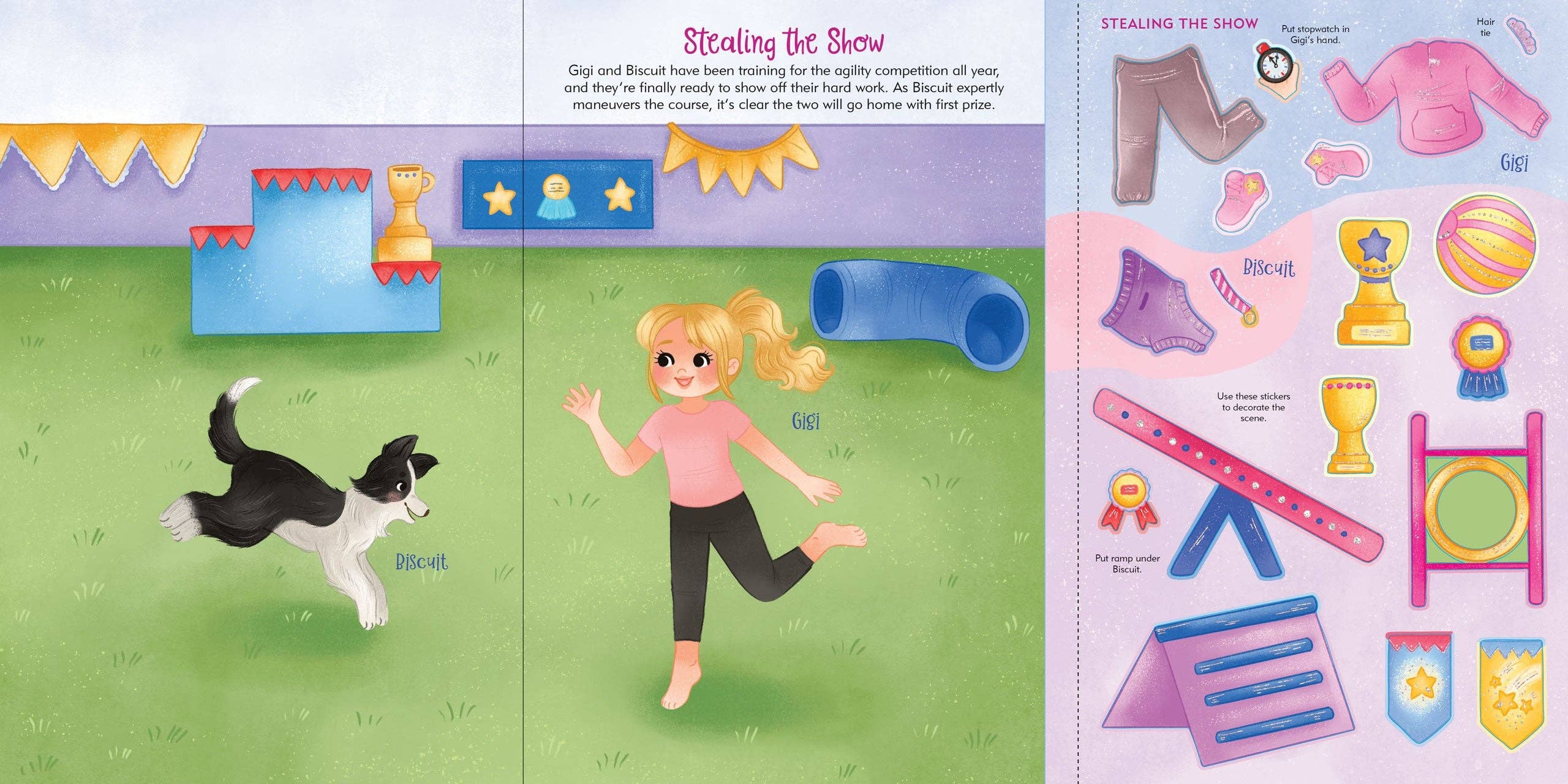 Puppies Sticker Doll Dress-Up Book | Peter Pauper Press