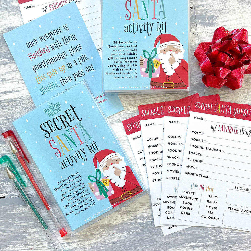 Secret Santa Activity Kit | The Paxton Press