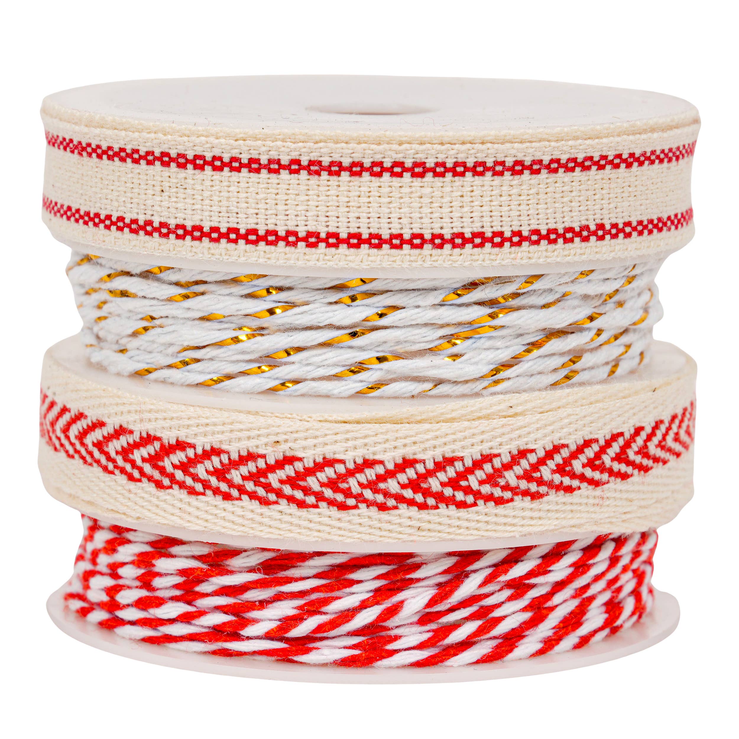 Vintage folk art ribbon set 4pcs x 2m per color