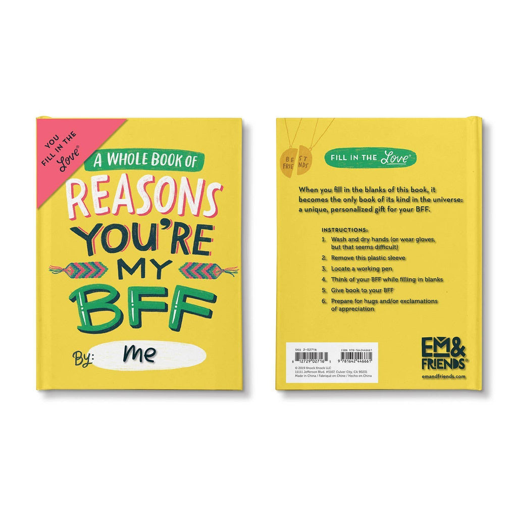 Reasons You're My BFF Fill in the Love® Journal