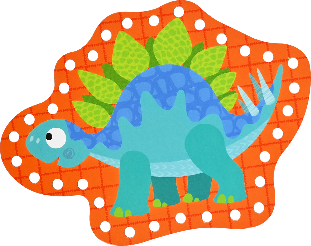 Dinosaurs Lacing Cards | Peter Pauper Press
