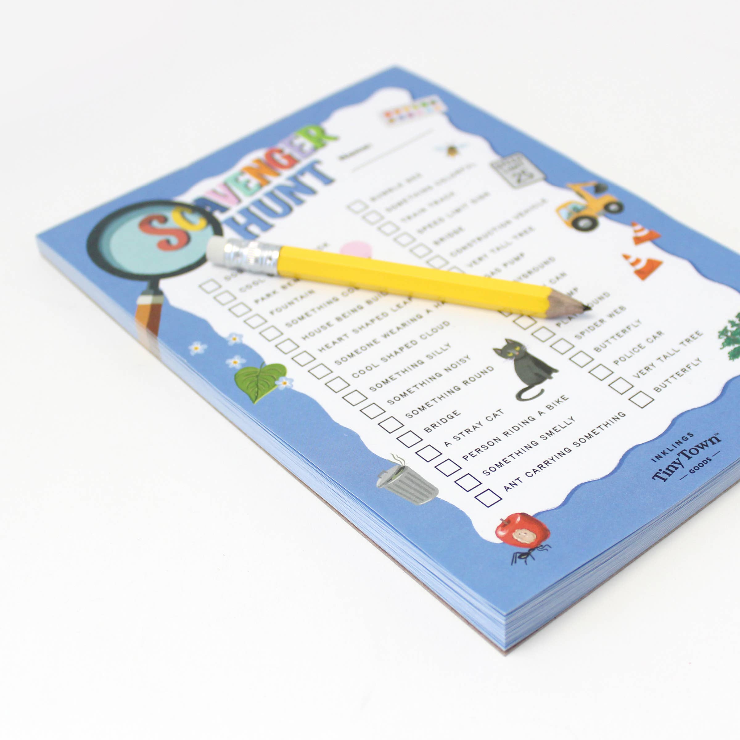 Tiny Town™ Scavenger Hunt Play Notepad