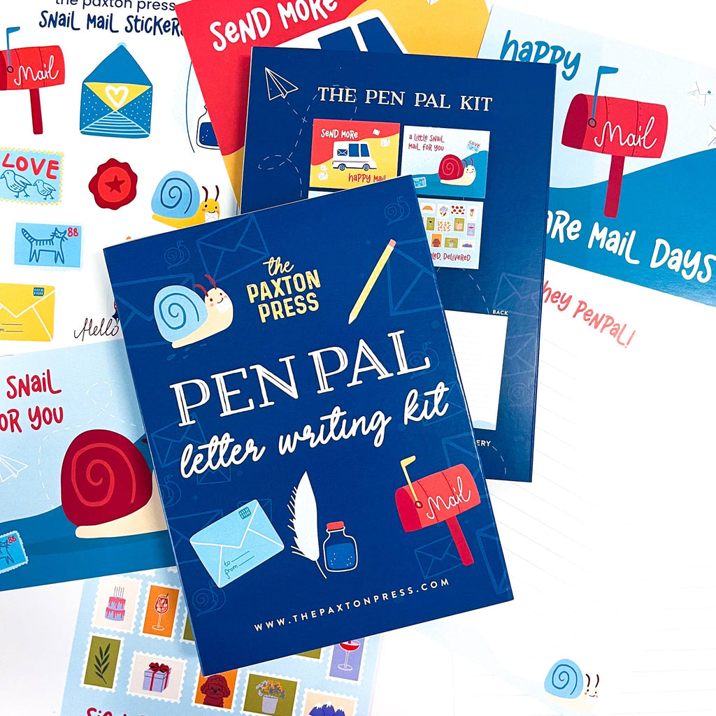 Pen Pal Snail Mail Kit — Letter Writing Set for Kids & Stationery Lovers