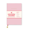 Bubble Gum Spumoni Swirls Scalloped Journal – A5 Lined Notebook