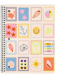 Beach Days Coastal Spiral Notebook