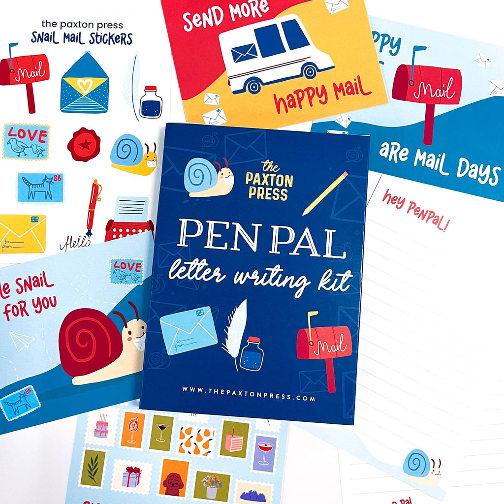 Pen Pal Snail Mail Kit — Letter Writing Set for Kids & Stationery Lovers