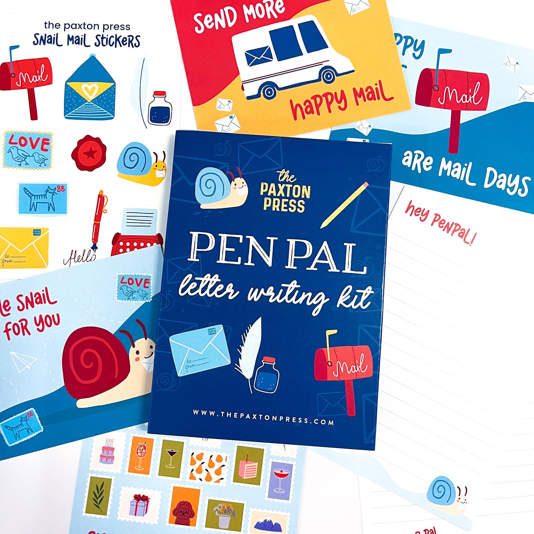 Pen Pal Snail Mail Kit — Letter Writing Set for Kids & Stationery Lovers