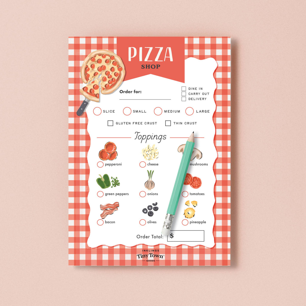 Tiny Town™ Pizza Shop Play Notepad