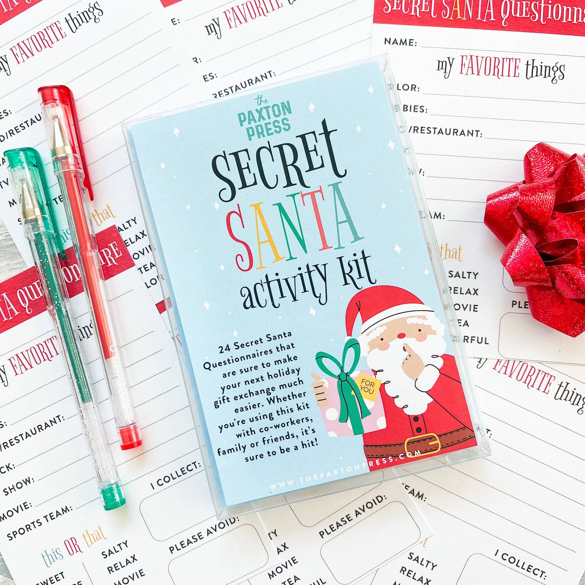 Secret Santa Activity Kit | The Paxton Press