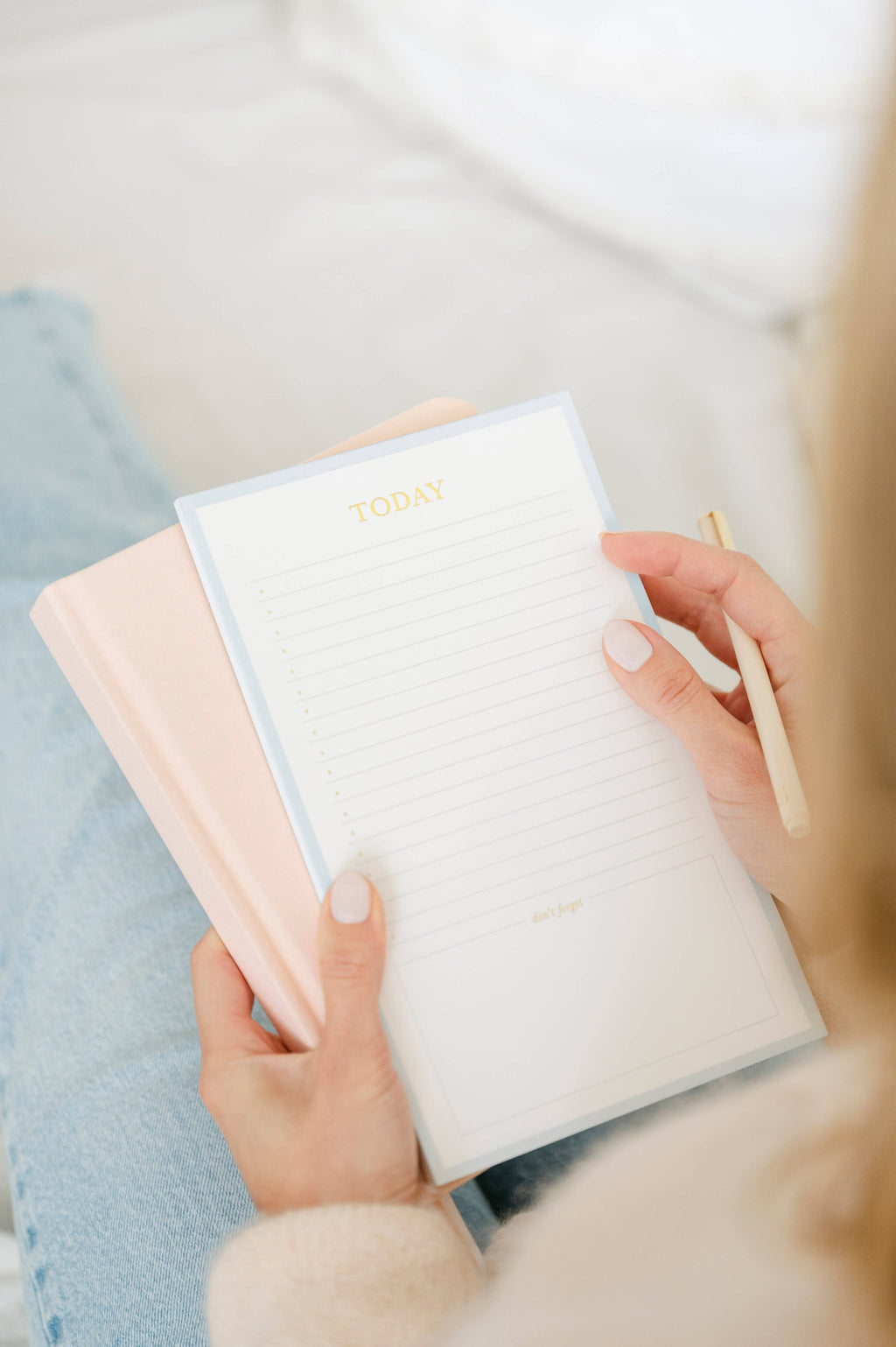 Today Daily Planning Notepad, Blue