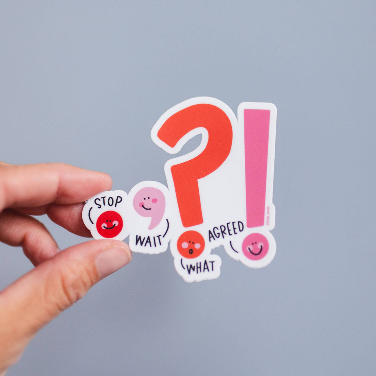 Punctuation Pals Sticker | Funny Grammar Decal for Teachers & Writers
