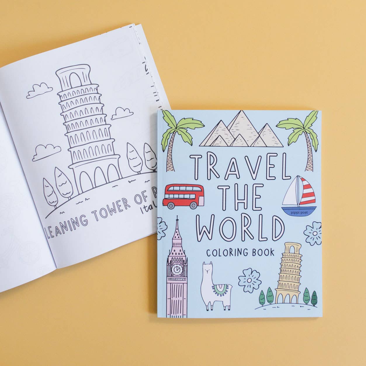 Travel the World Coloring Book | Pippi Post