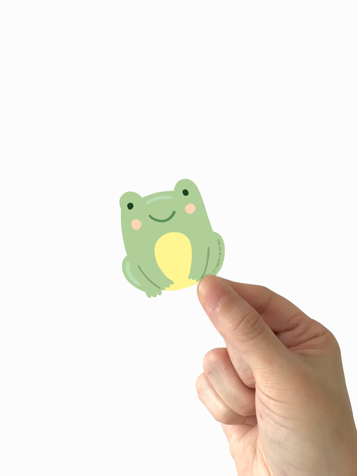 Frog Vinyl Sticker