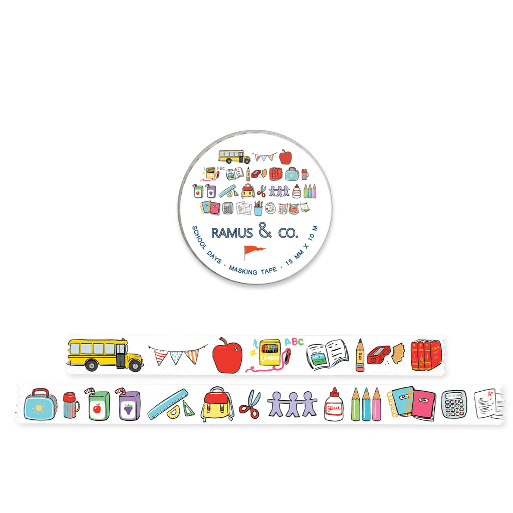 School Days Masking Tape