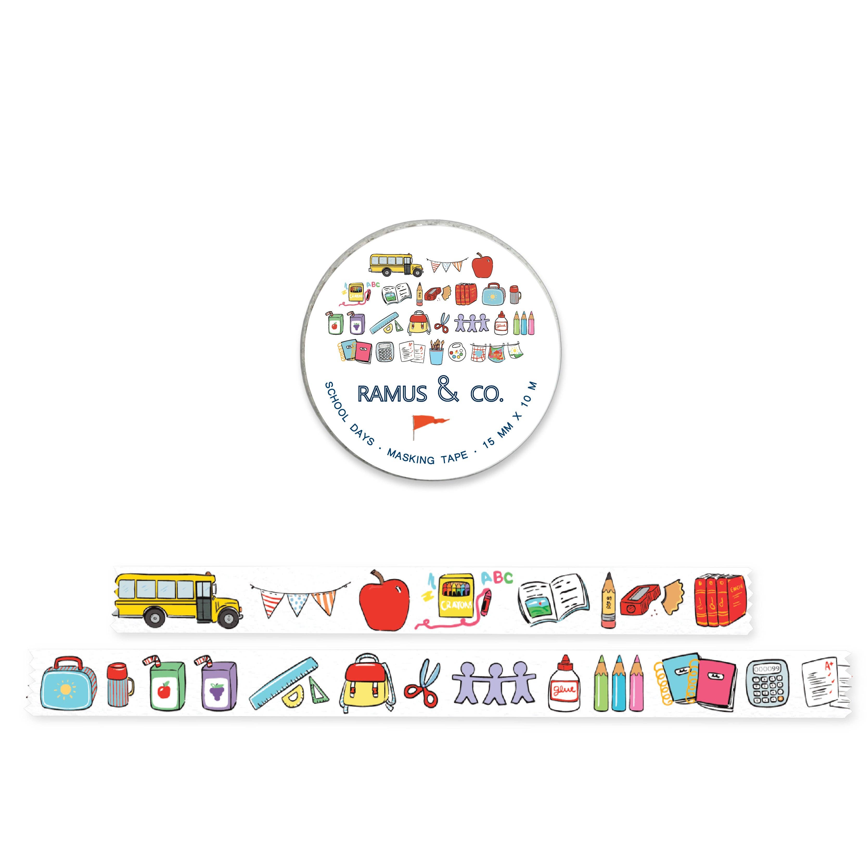 School Days Masking Tape
