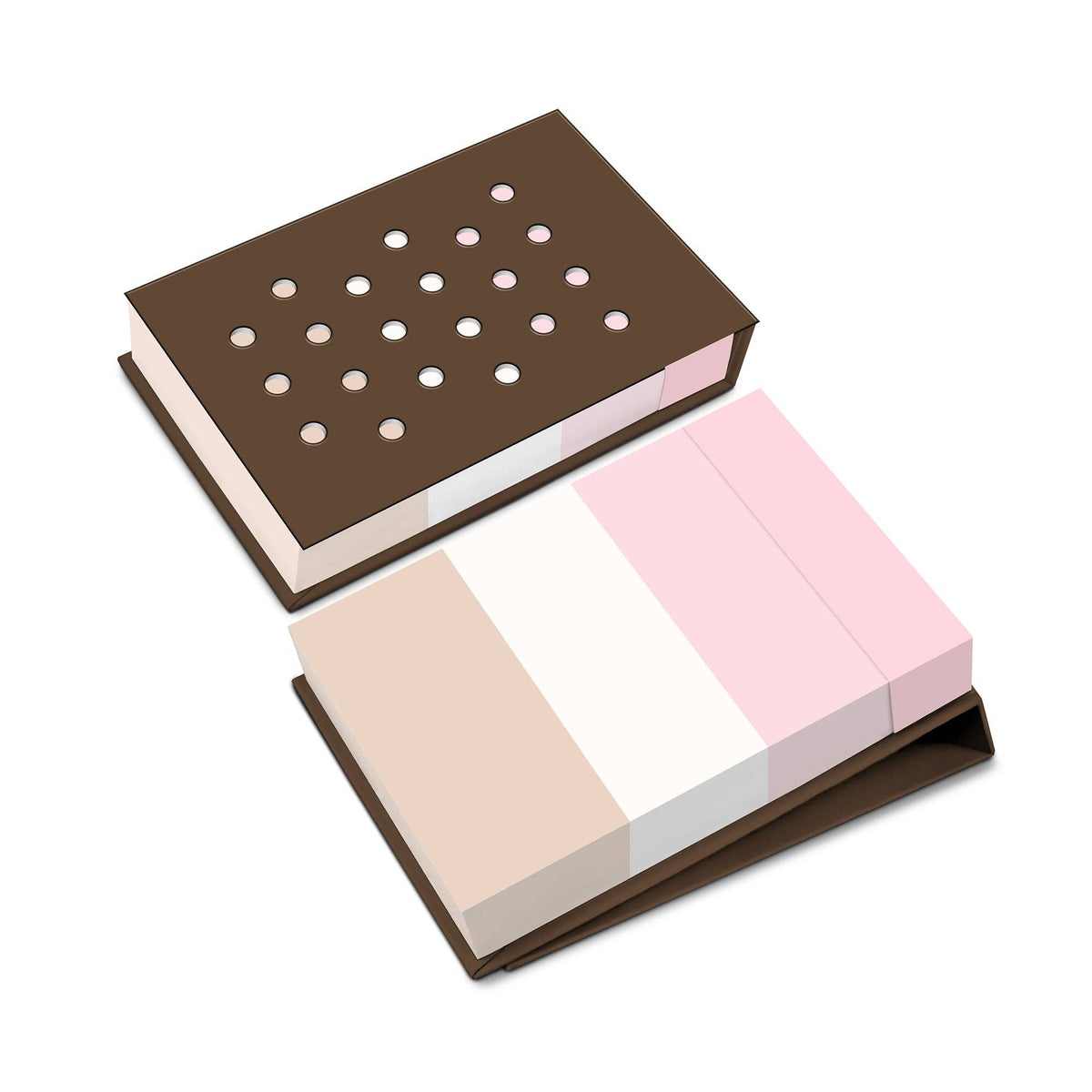 Neapolitan Ice Cream Notepad with Stand
