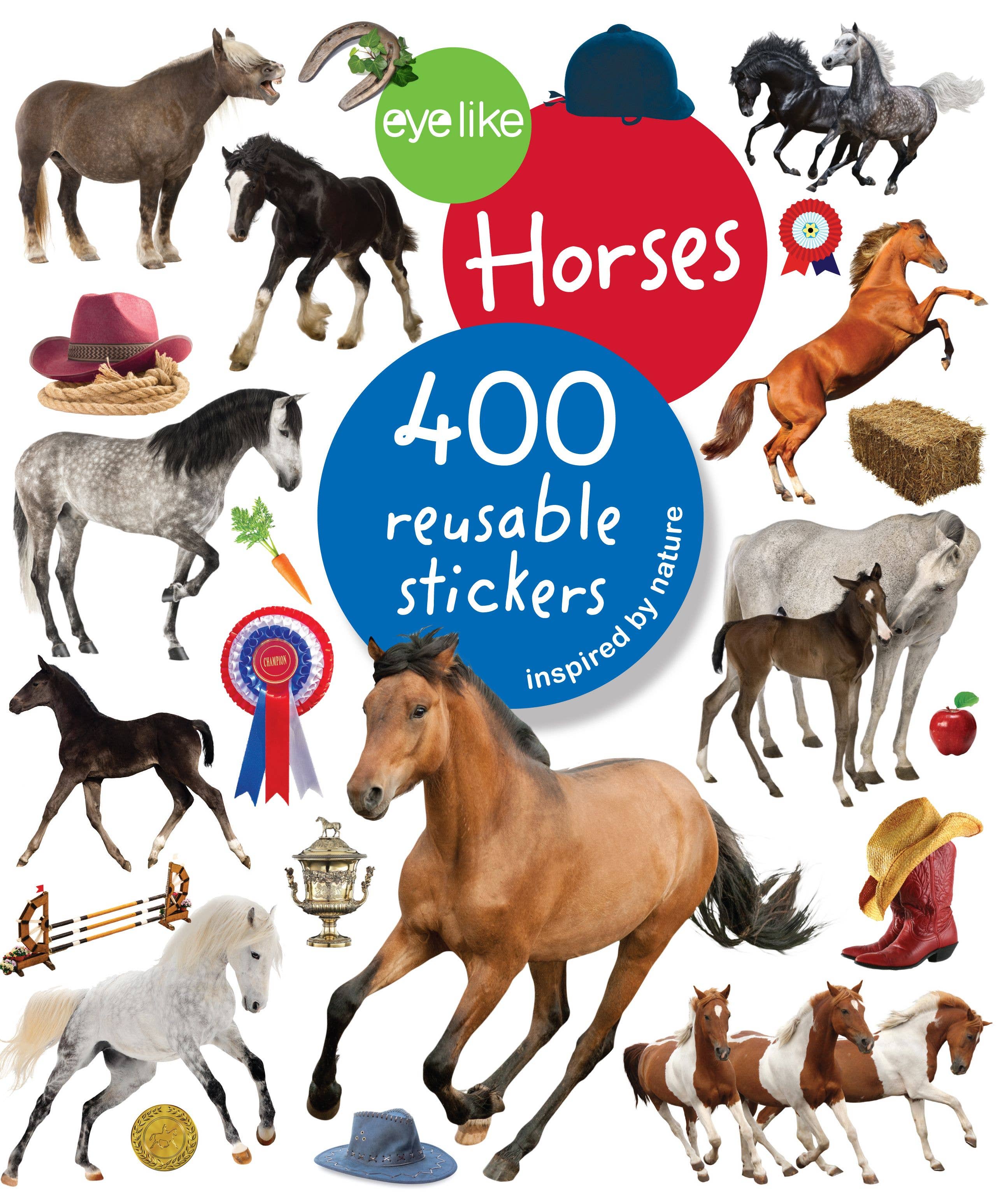 Eyelike Stickers: Horses | 400+ Reusable Photorealistic Horse Stickers