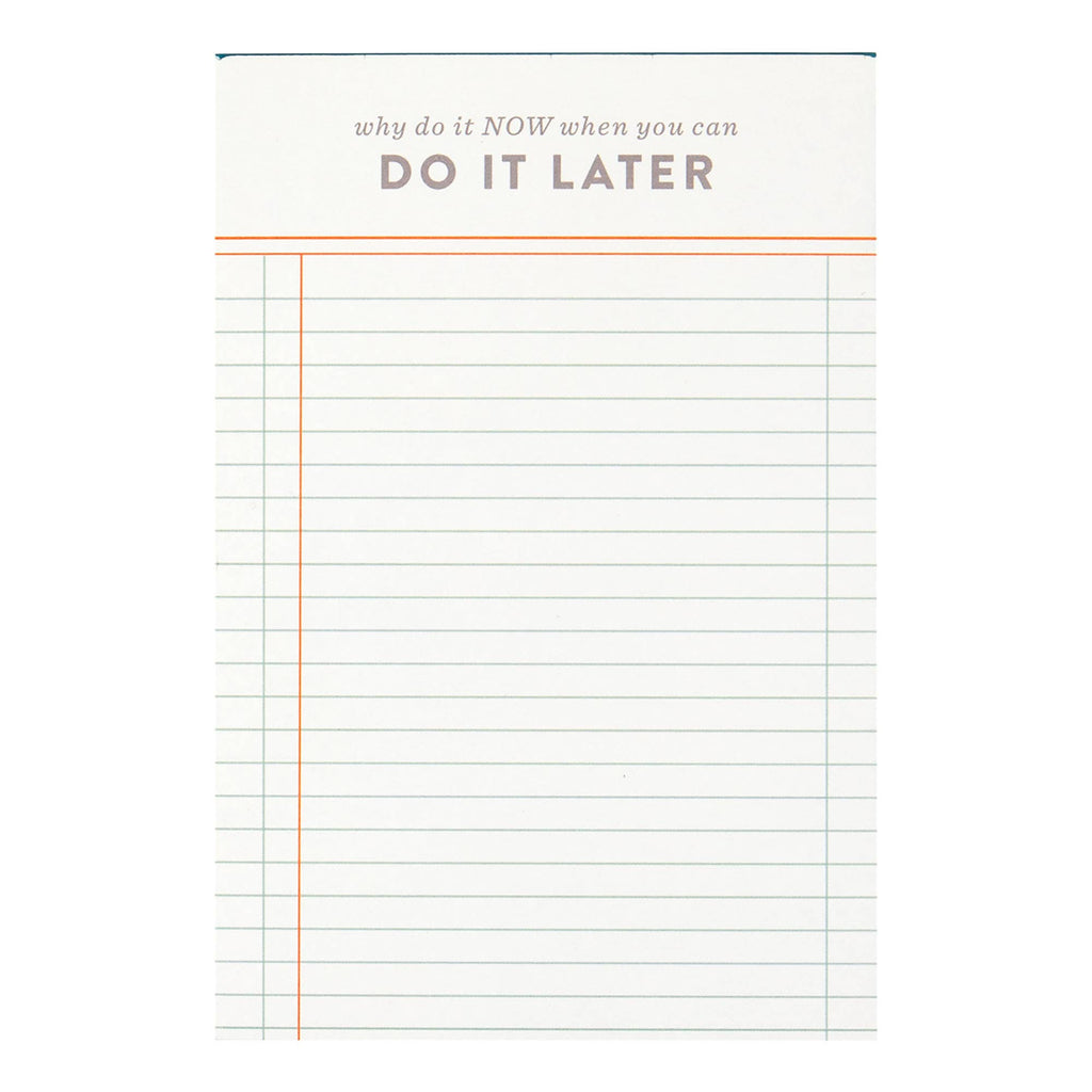 Do It Later Notepad | Studio Calico