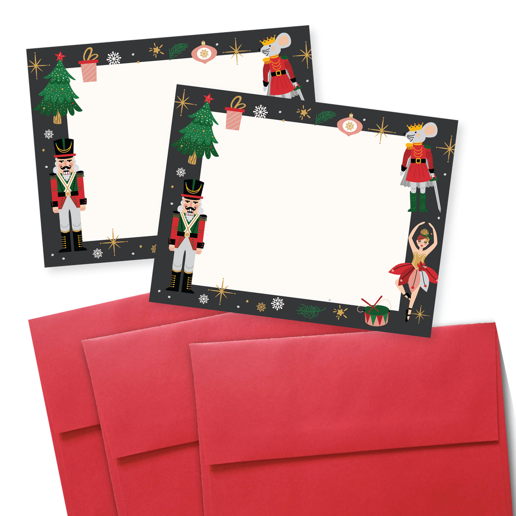 Nutcracker Christmas Notecard Set | The Paxton Press