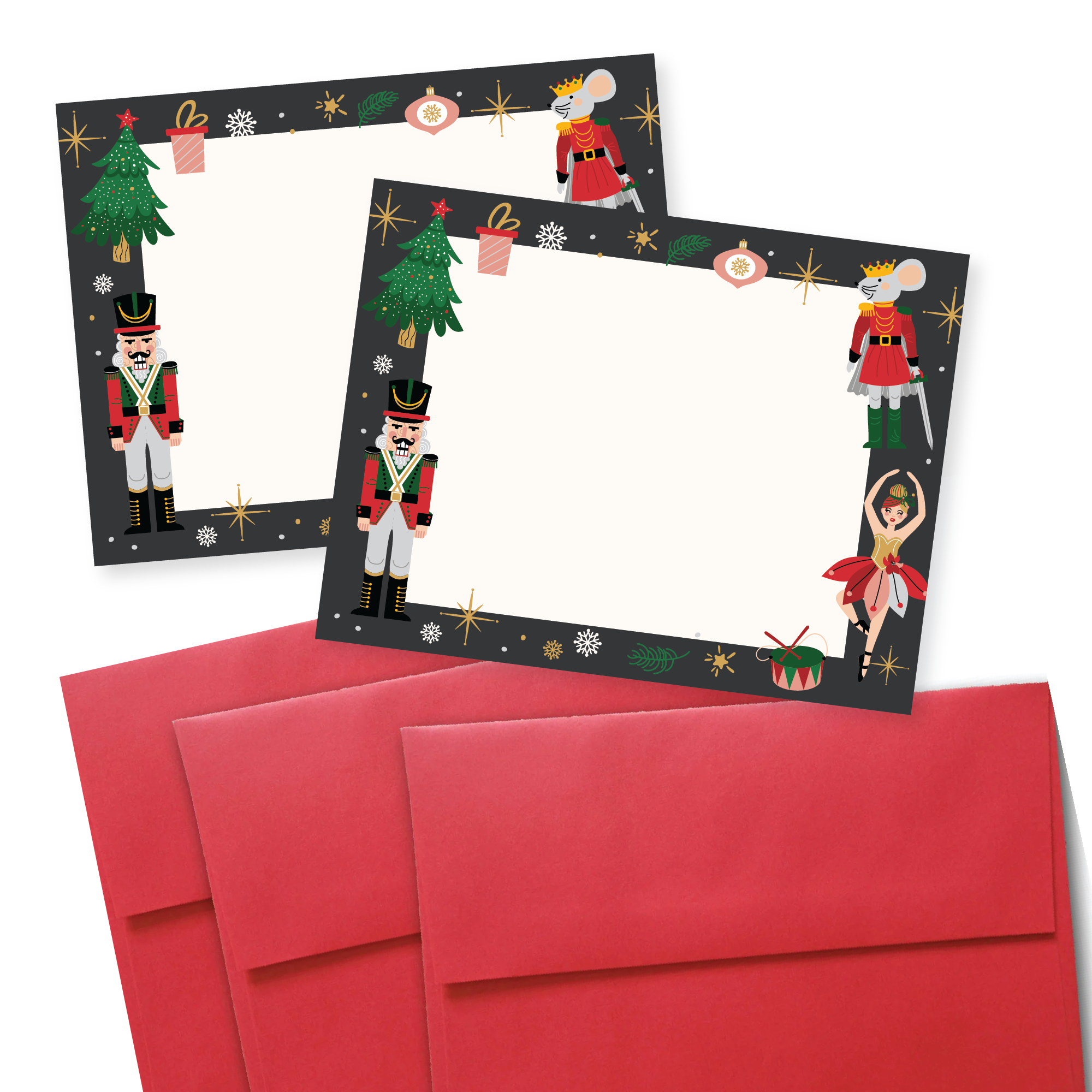 Nutcracker Christmas Notecard Set | The Paxton Press