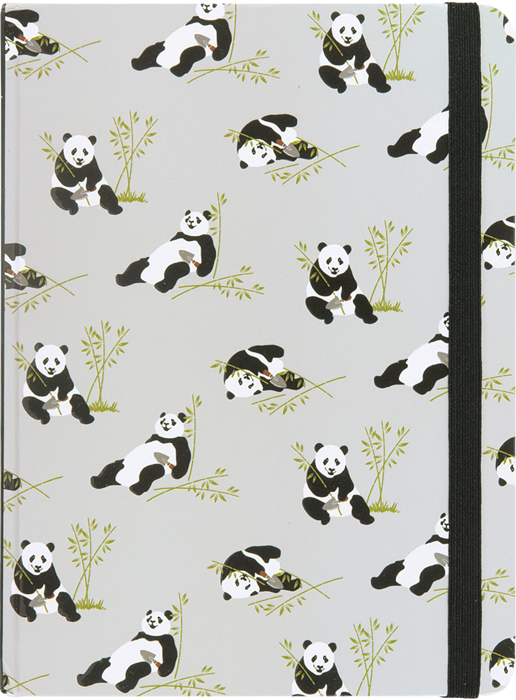 Pandas Journal: Hardcover Journal with 160 Lined Pages